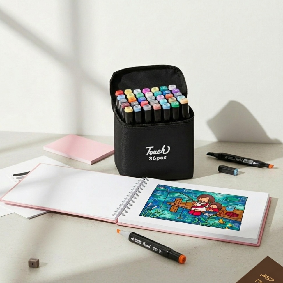 Kit de canetinhas Touch 36 cores