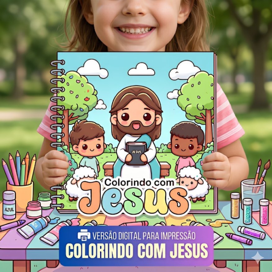 Colorindo com Jesus